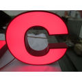Signes de lettre d&#39;identité de concierge lumineux acryliques fabriqués en acier